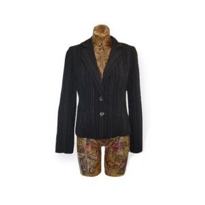 XOXO Signature blazer black white stripped business medium